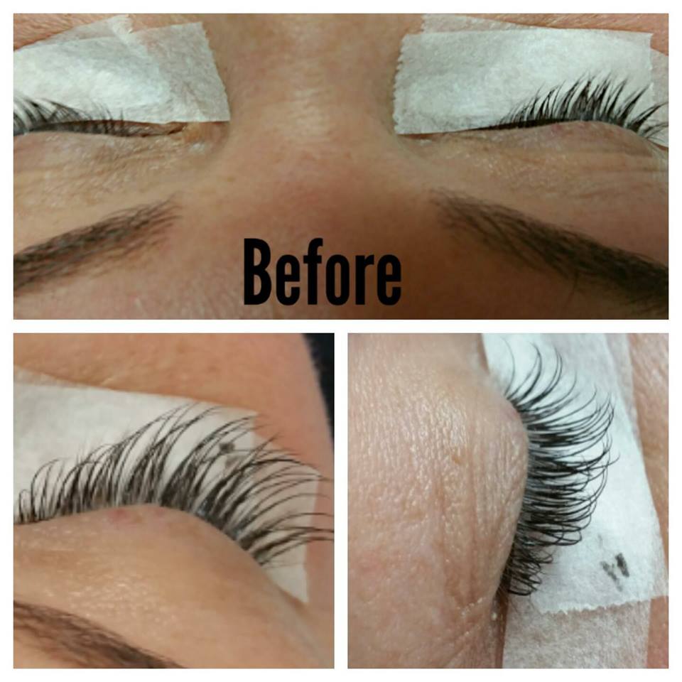 before & after classic mink lash